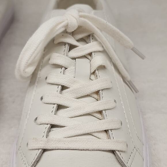 ๐MADEWEL SIDEWALK LOWTOP WHITE LEATHER UNISEX SNEAKERS MENS 7.5 LADIES 9 NWOB - Picture 5 of 16